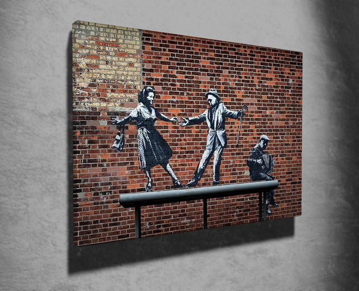 Wallity Lienzo Decorativo Banksy WY29 70 x 100 cm Wallity Lienzo Decorativo Banksy WY29 70 x 100 cm